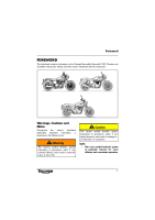 Triumph 865 Bonneville T100 Scrambler Thruxton - Owners manual EN 2007 